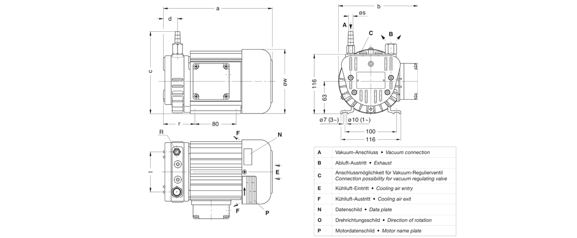 V-VTE 6干式真空泵